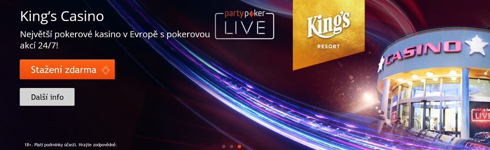 partypoker aplikace - King's Casino