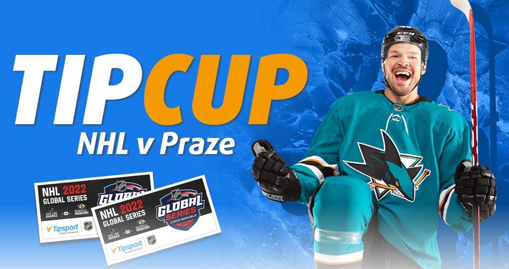 Tipsport Tipcup: Soutěž o 400 lístků na NHL v Praze